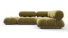 Bellini Sectional - Olive Gold Velvet - Image 1