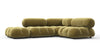 Bellini Sectional - Olive Gold Velvet - Image 2