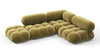 Bellini Sectional - Olive Gold Velvet - Image 3