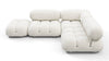 Bellini Sectional - White Boucle - Image 2