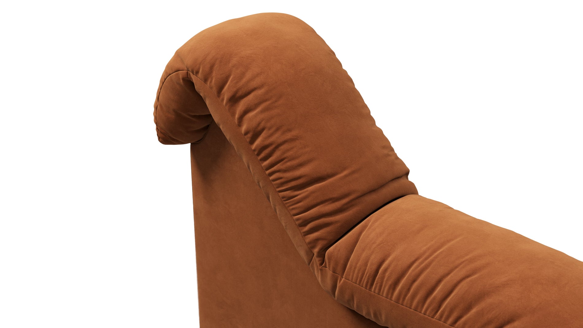 DS 600Verbrannte orange vegane Wildleder
