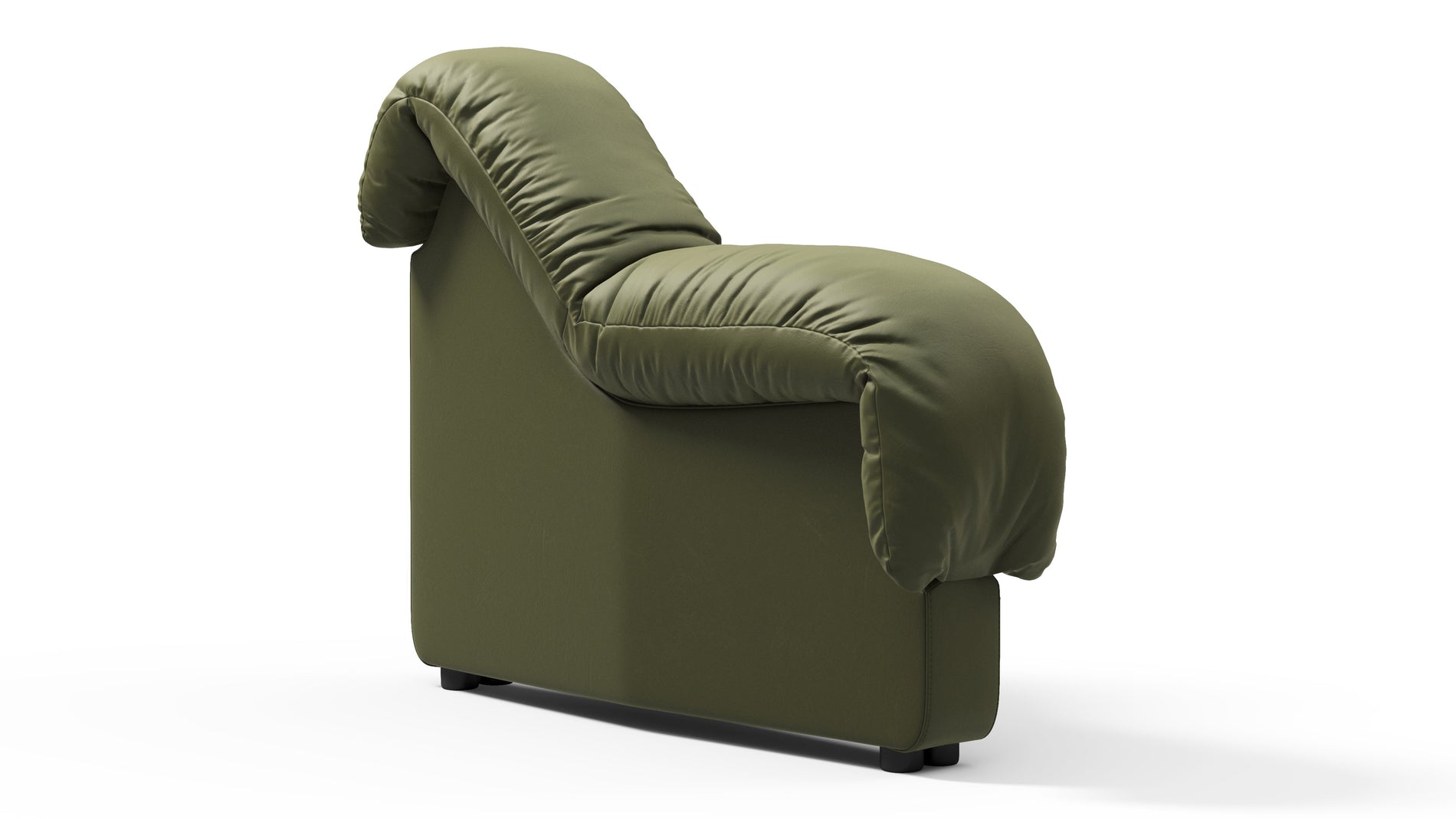 DS 600Tiefes olives veganes Leder