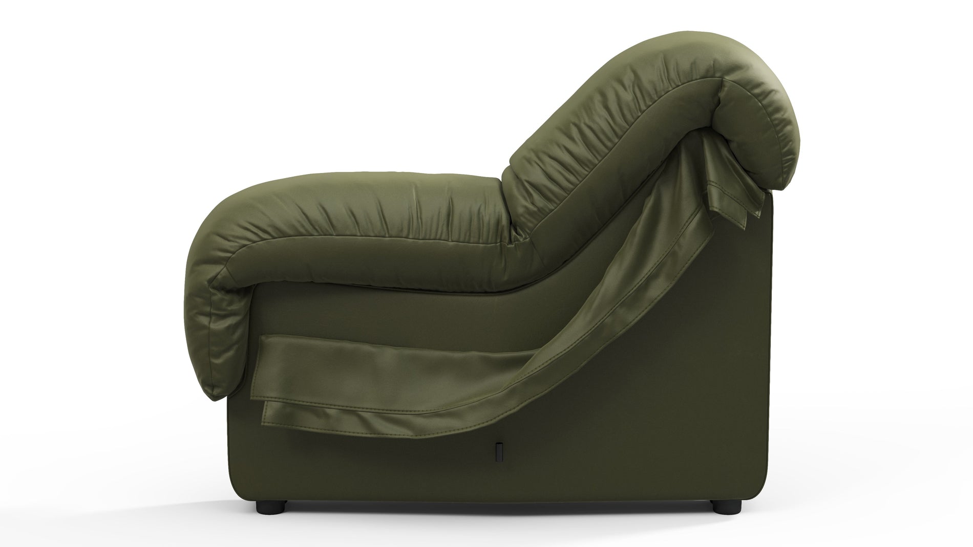 DS 600Tiefes olives veganes Leder