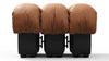 DS 600 - Vintage Tan and Black Vegan Leather - Image 1
