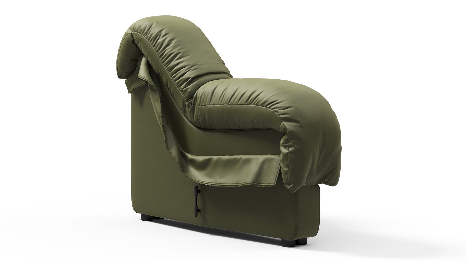 DS 600Tiefes olives veganes Leder