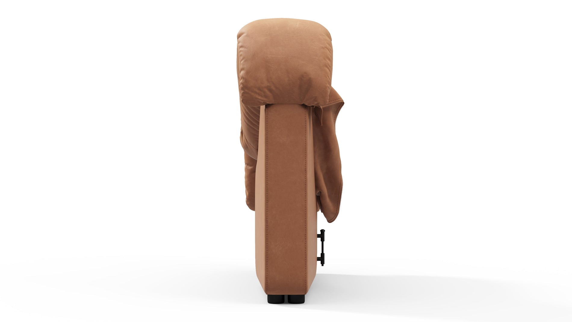 DS 600Braunes veganes Leder