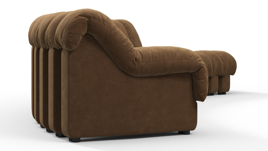 DS 600Brown Vegan Suede