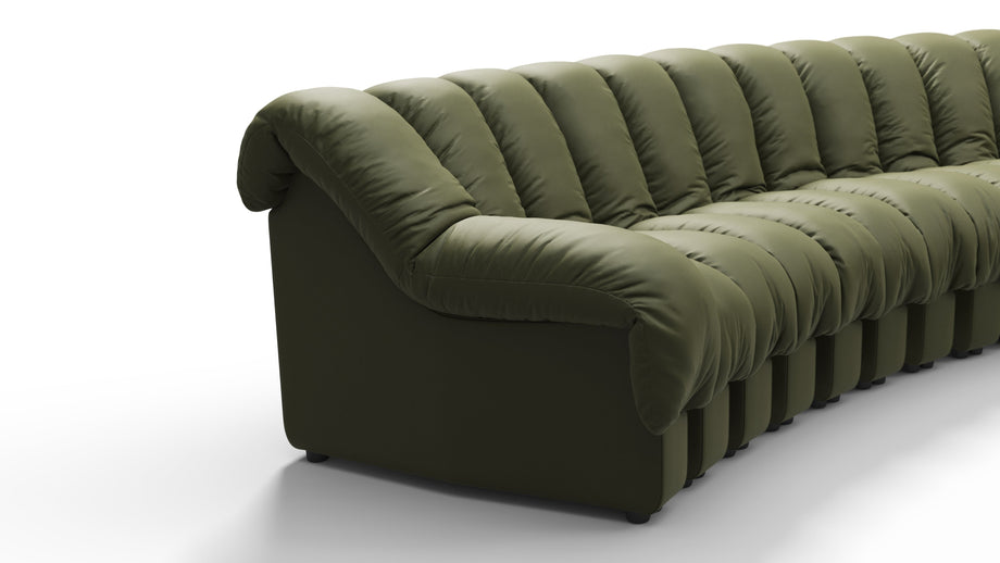 DS 600Deep Olive Vegan Leather