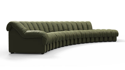 DS 600 - Deep Olive Vegan Leather - Image 2