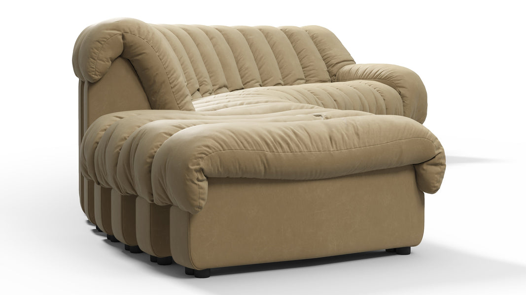 DS 600Beige Vegan Leather