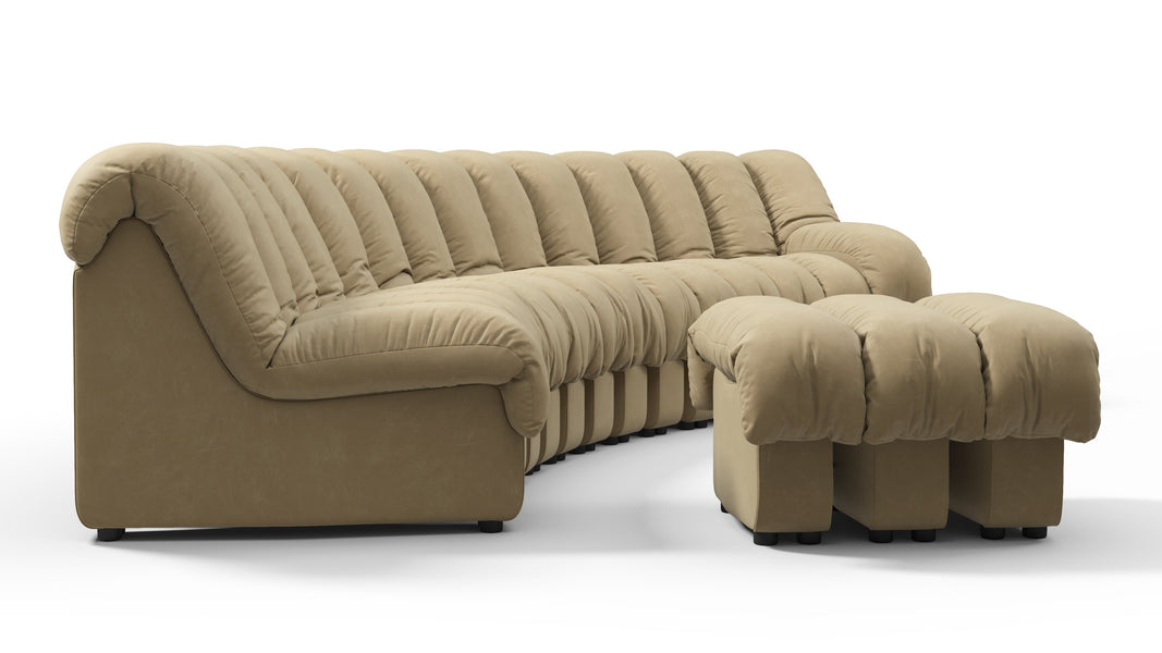 DS 600Beige Vegan Leather