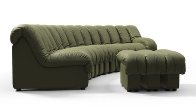DS 600 - Deep Olive Vegan Leather - Image 2