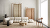 Bellini Sectional - White Boucle - Image 8