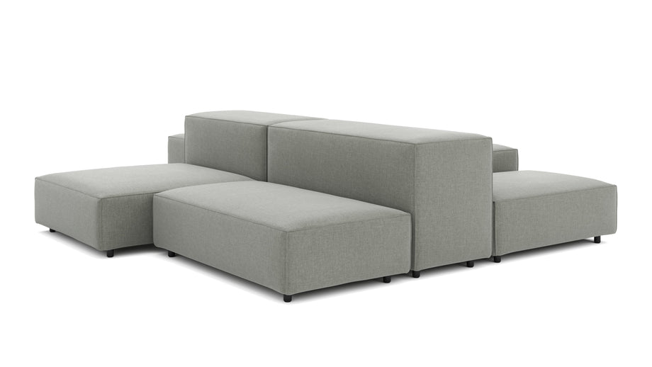 ExtrasoftSoft Gray Brushed Weave