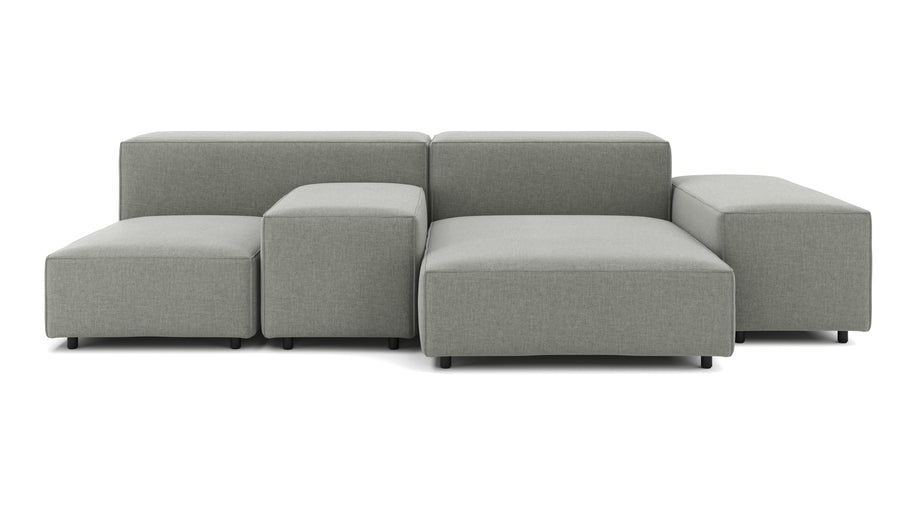 ExtrasoftSoft Gray Brushed Weave