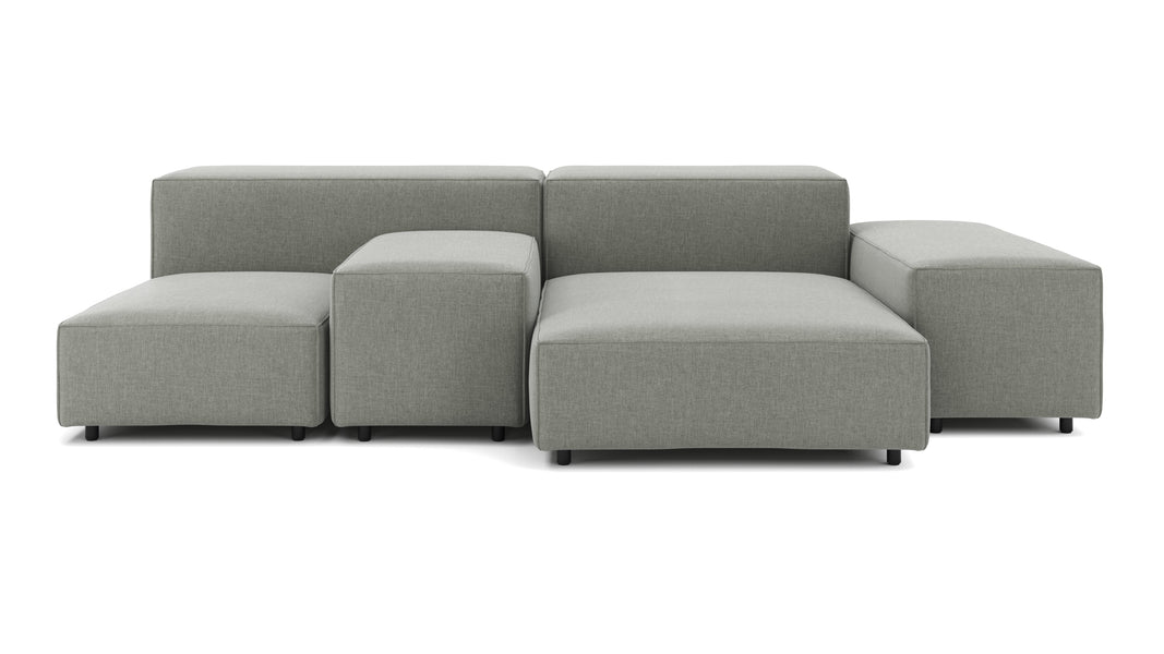ExtrasoftSoft Gray Brushed Weave