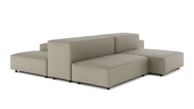 Extrasoft - Beige Gray Vegan Leather - Image 1