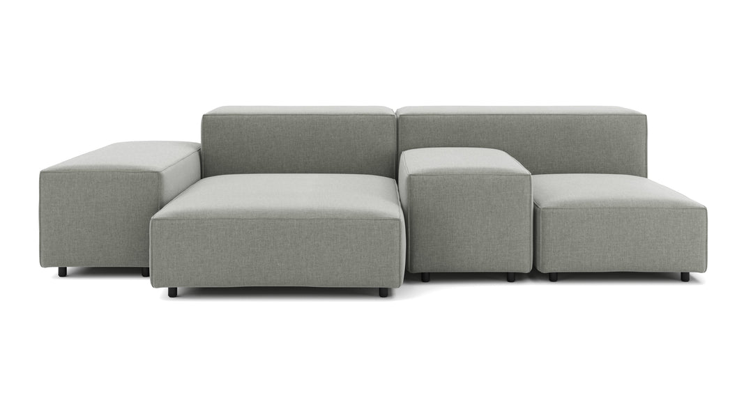 ExtrasoftSoft Gray Brushed Weave