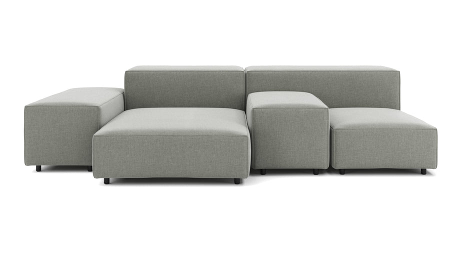 ExtrasoftSoft Gray Brushed Weave