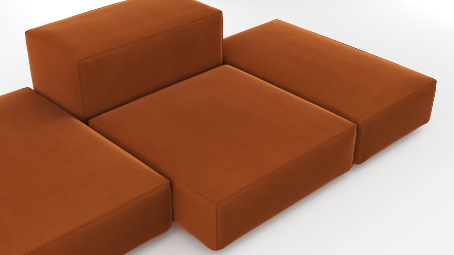 ExtrasoftBurnt Orange Velvet