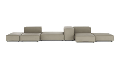 Extrasoft - Beige Gray Vegan Leather - Image 1