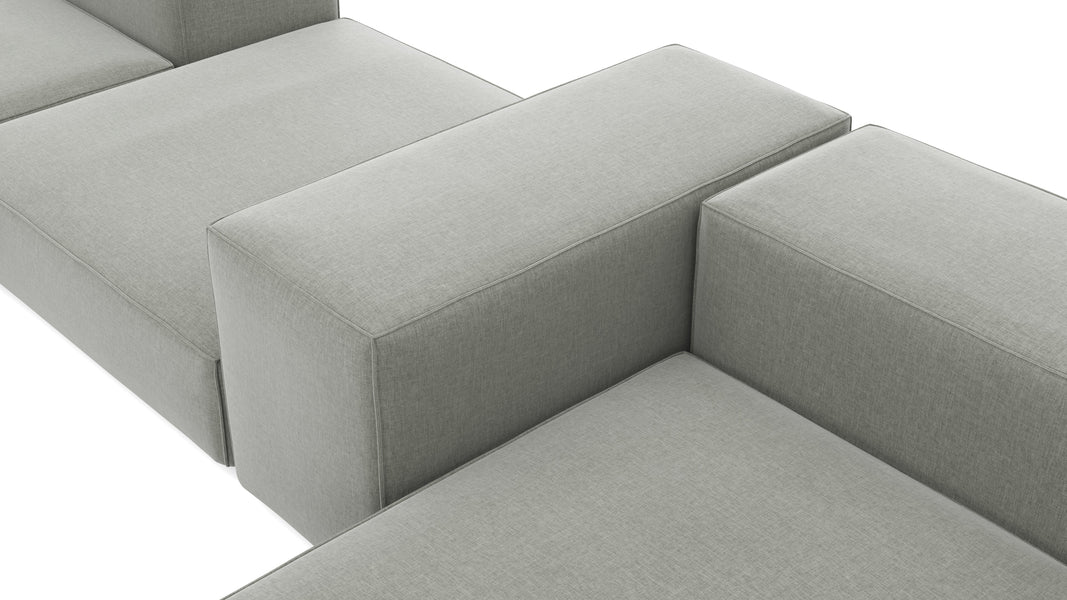 ExtrasoftSoft Gray Brushed Weave