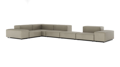 Extrasoft - Beige Gray Vegan Leather - Image 2