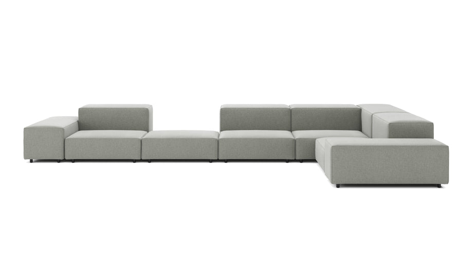 ExtrasoftSoft Gray Brushed Weave