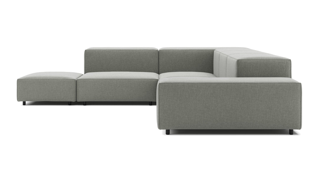 ExtrasoftSoft Gray Brushed Weave