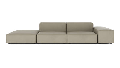 Extrasoft - Beige Gray Vegan Leather - Image 1
