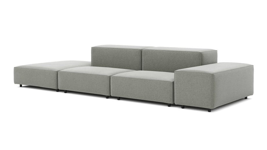 ExtrasoftSoft Gray Brushed Weave