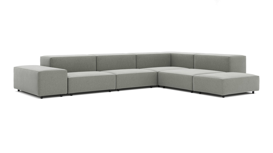 ExtrasoftSoft Gray Brushed Weave