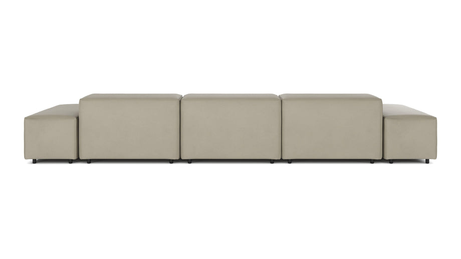ExtrasoftBeige Gray Vegan Leather