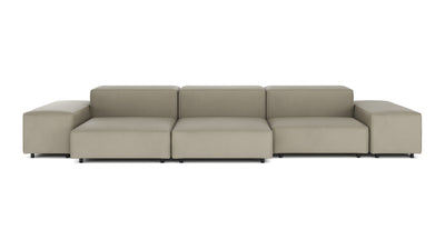 Extrasoft - Beige Gray Vegan Leather - Image 1