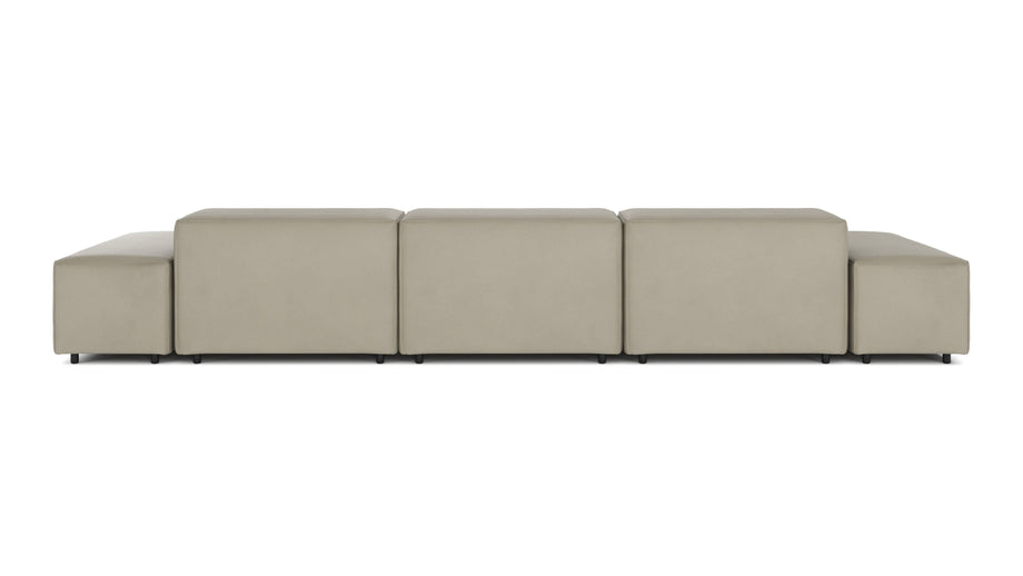 ExtrasoftBeige Gray Vegan Leather