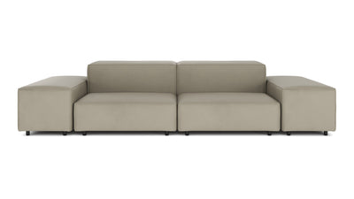 Extrasoft - Beige Gray Vegan Leather - Image 1