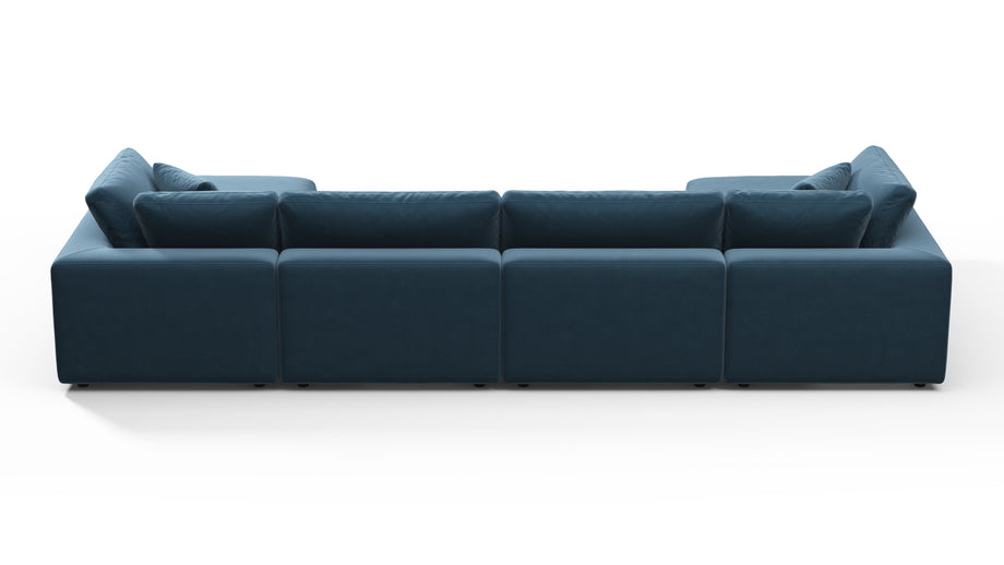 SkyPrussian Blue Luxe Velvet