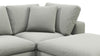 Sky - Soft Gray Brushed Weave - Image 7