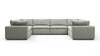 Sky - Soft Gray Brushed Weave - Image 1