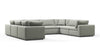 Sky - Soft Gray Brushed Weave - Image 2