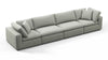 Sky - Soft Gray Brushed Weave - Image 3