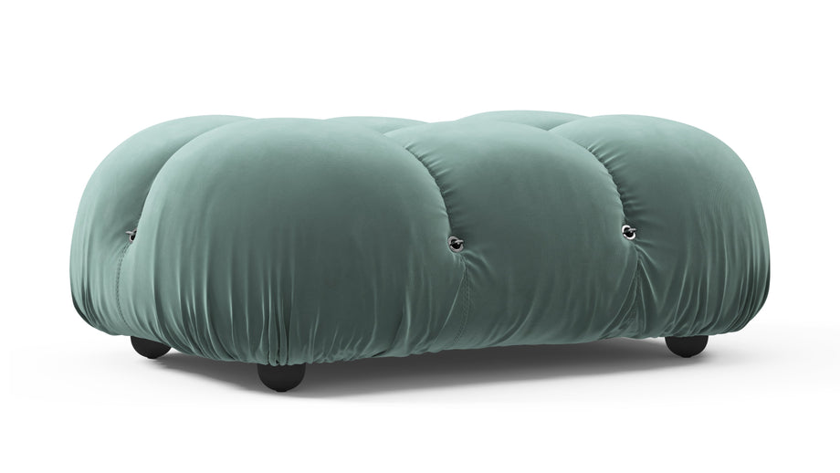 Bellini OttomanJadeite Luxe Velvet