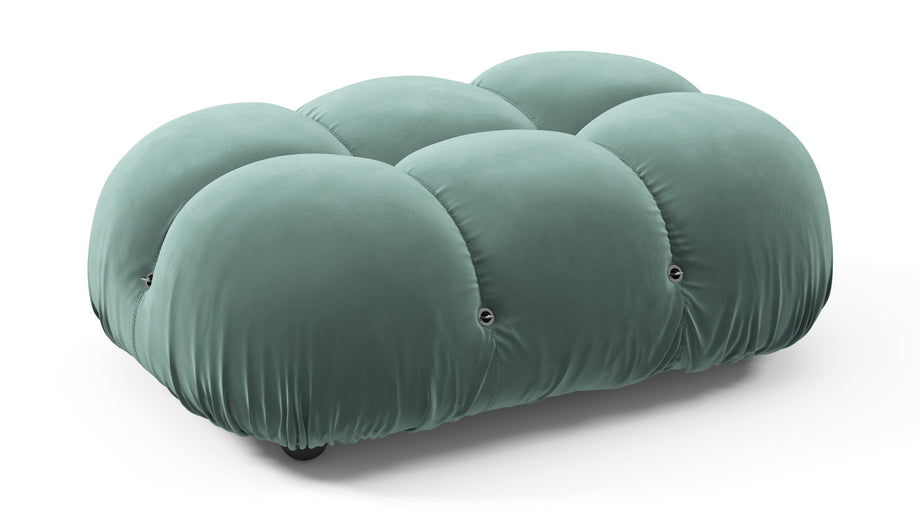 Bellini OttomanJadeite Luxe Velvet