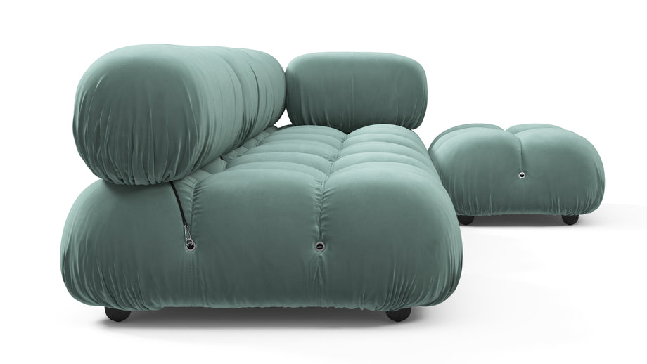 Bellini SeccionalJadeite Luxe Velvet