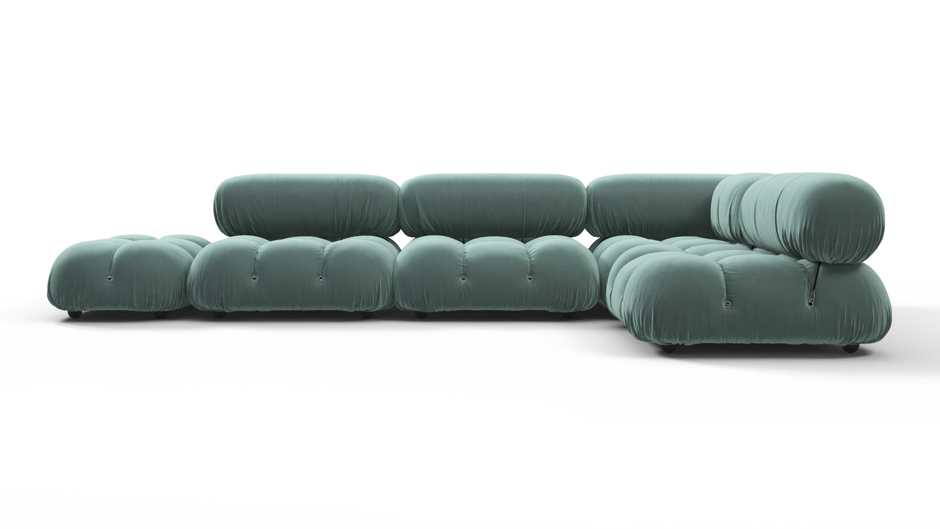 Bellini SectionalJadeite Luxe Velvet