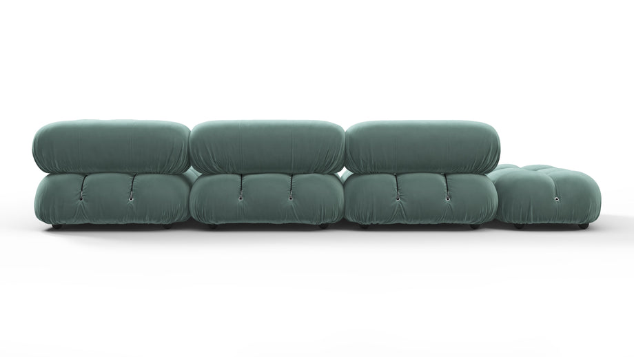 Bellini SectionalJadeite Luxe Velvet