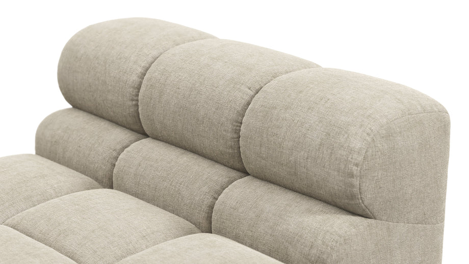 TuftyBeige Gray Chenille