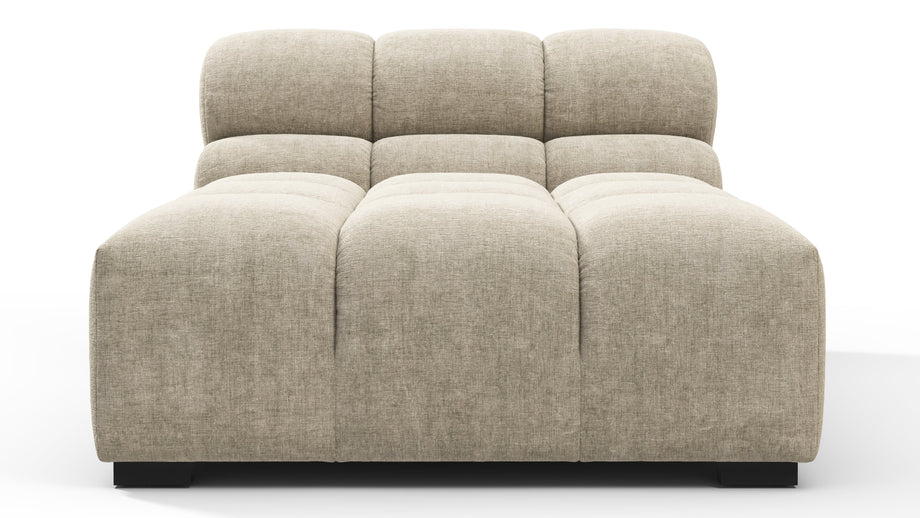 TuftyBeige Gray Chenille