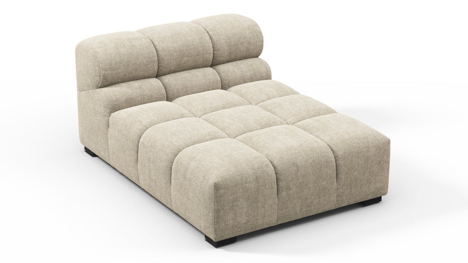 TuftyBeige Gray Chenille