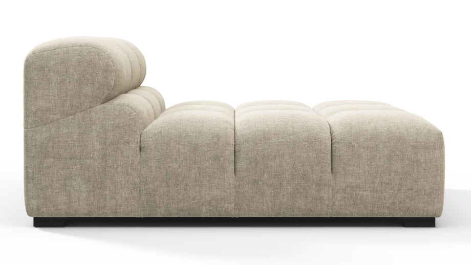 TuftyBeige Gray Chenille